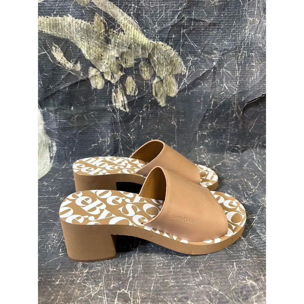 SEE BY CHLOÉ Essie leather sandals Size 39